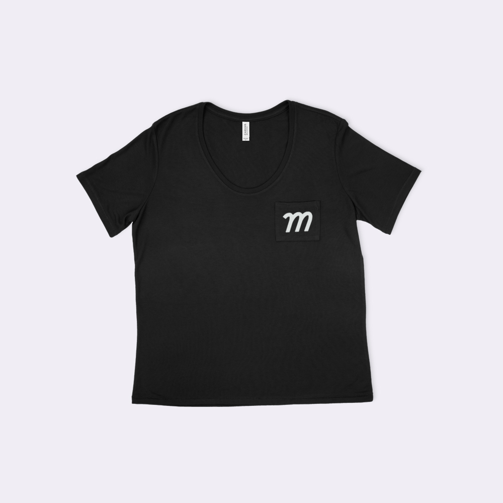 Bella + Canvas 8818 Women’s Flowy Pocket T-Shirt