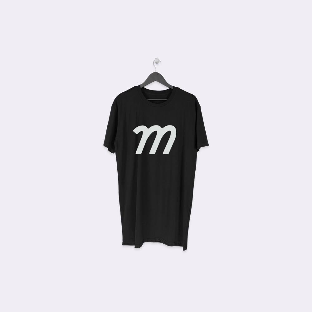 hanging longline tall t-shirt mockup
