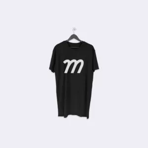 hanging longline tall t-shirt mockup generator