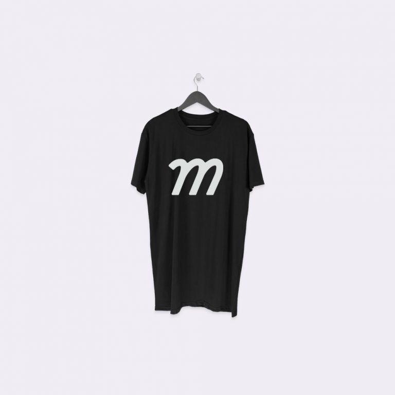 hanging longline tall t-shirt mockup generator