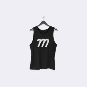 hanging men's tank mockup generator