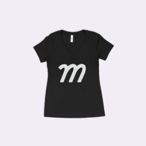 women's v-neck t-shirt mockup generator