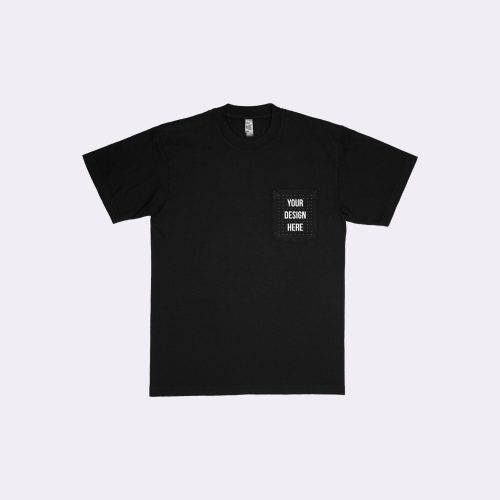 Los Angeles Apparel 1825 Oversized Mock Neck T-Shirt Mockups – Pixel Sauce
