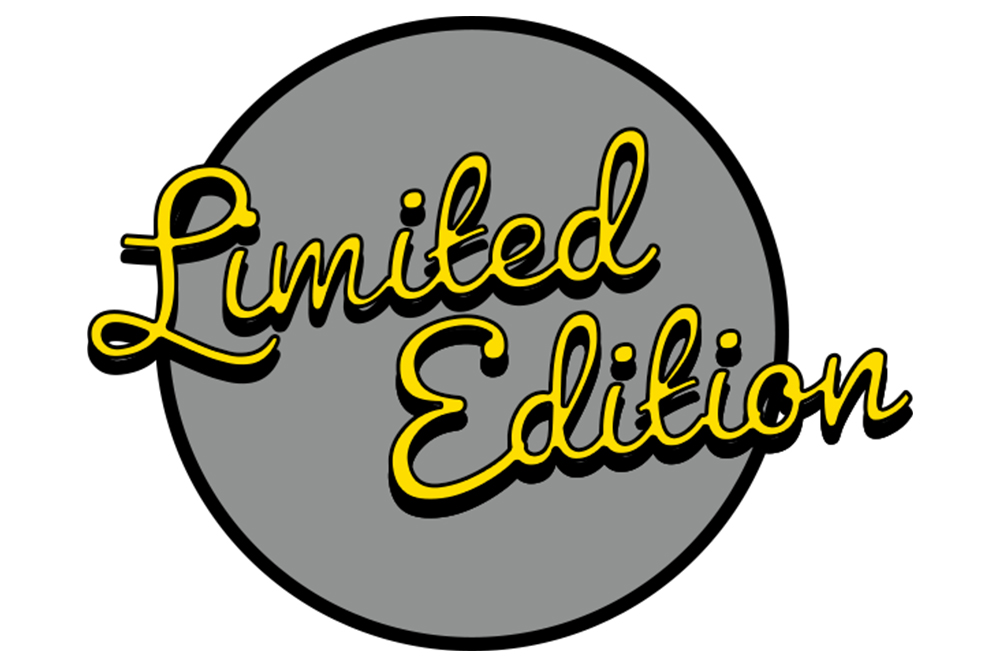 limited edition button logo