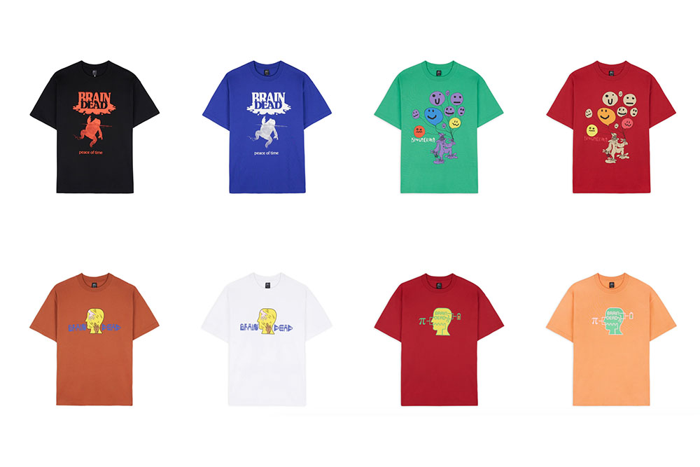 brain dead tshirt mockups in a range of different styles and colors 2