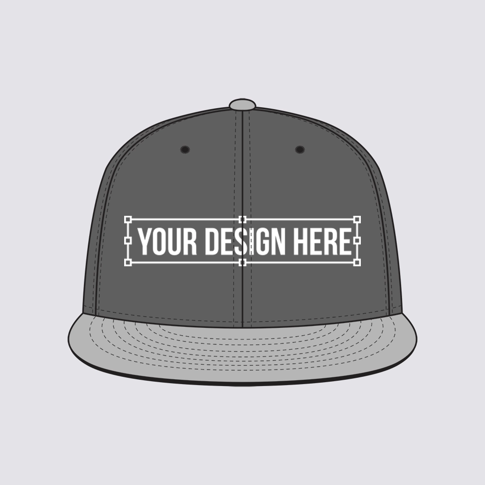 Fitted Baseball Cap Tech Mock It