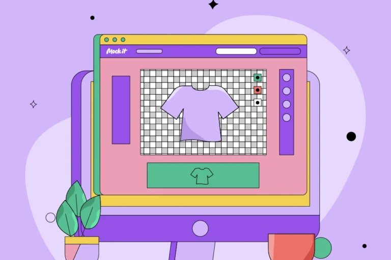 illustration of the mock it interface showing a transparent background on a mockup