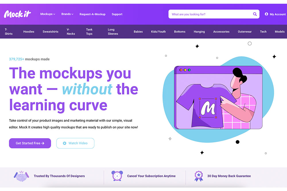 mock it website home page screenshot