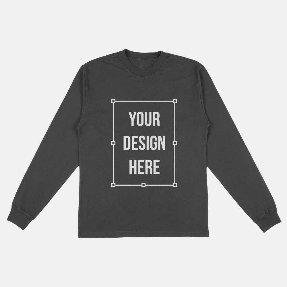 as colour 5083 long sleeve mockups