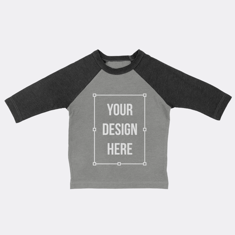 bella canvas 3200T toddler baseball t-shirt mockups