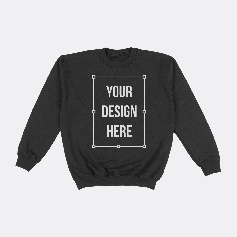 gildan 18000b youth sweatshirt mockup