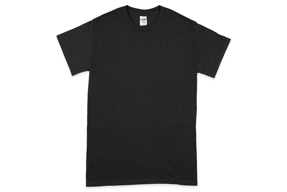 best blank tshirt gildan 5000 black blank tshirt mockup with tag from mock it mockup generator