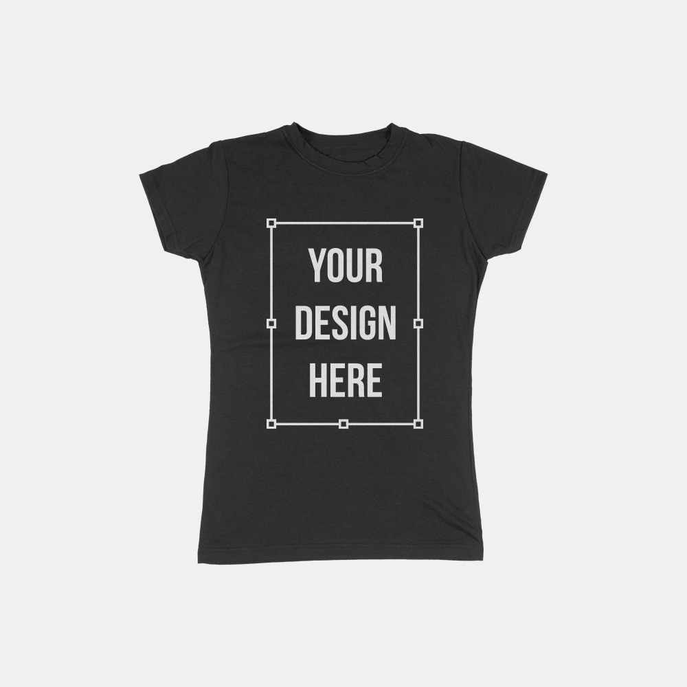 tultex 240 girls t-shirt mockup