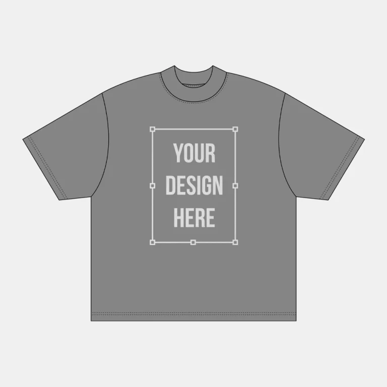 mock neck tshirt tech mockup