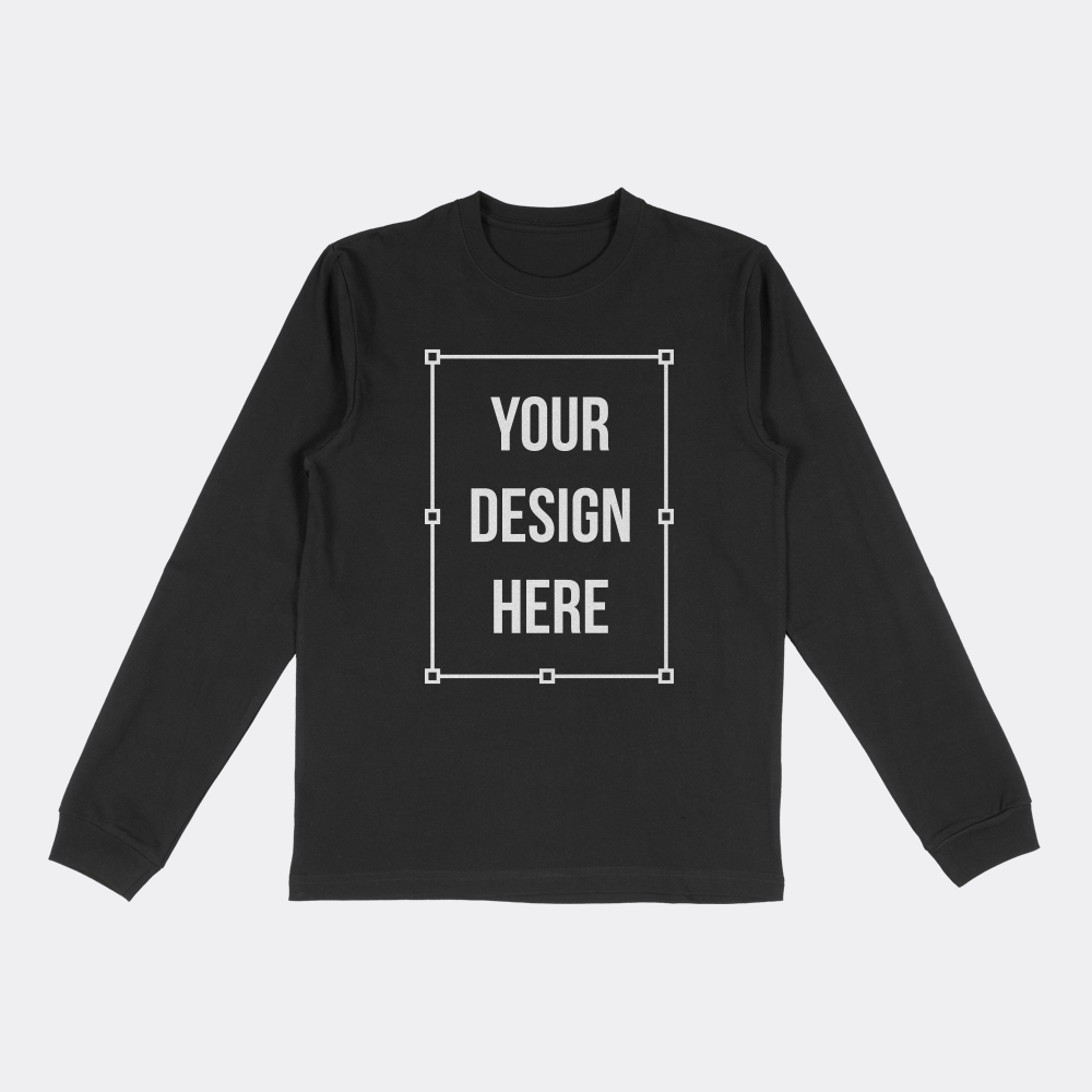 house of blanks 1011 long sleeve mockup