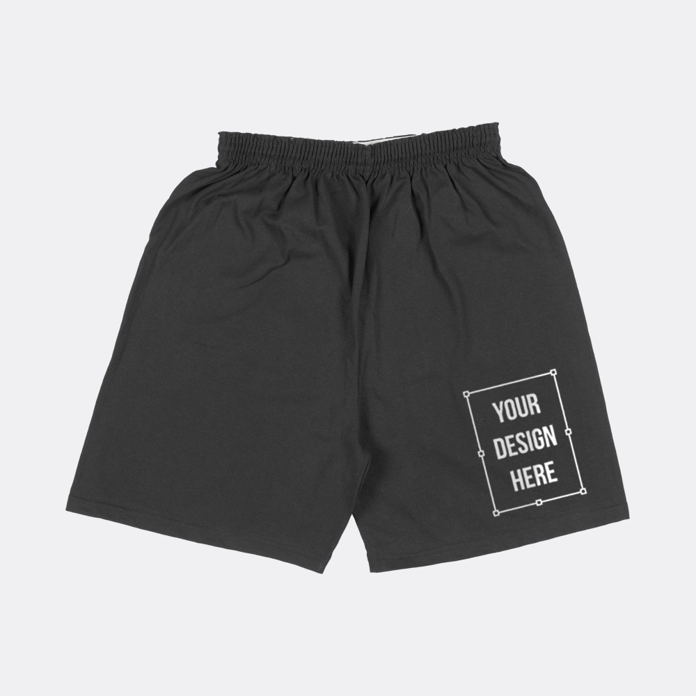 champion 8187 shorts mockup