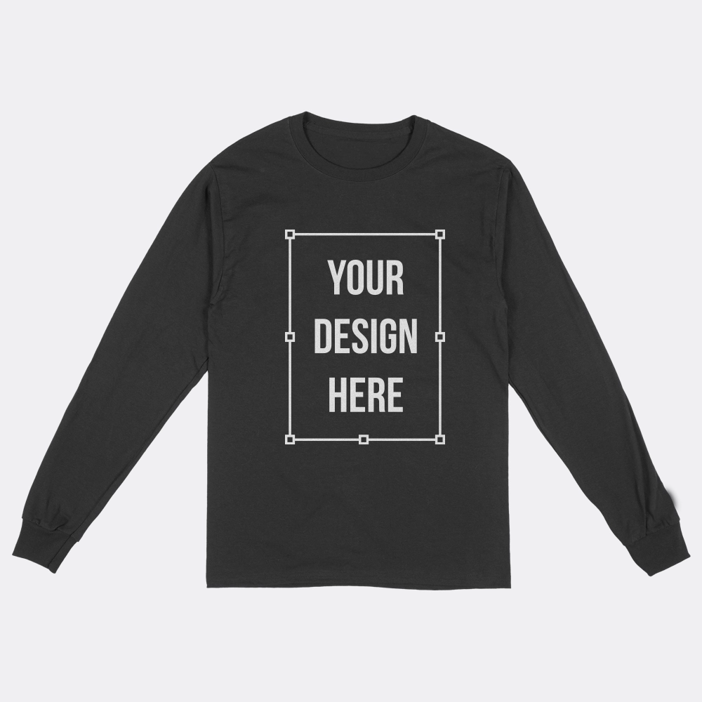 champion cc8c long sleeve t-shirt mockup