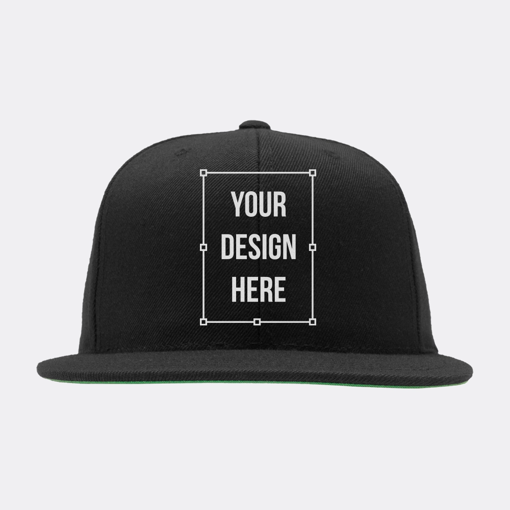 yupoong 6089 snapback mockup