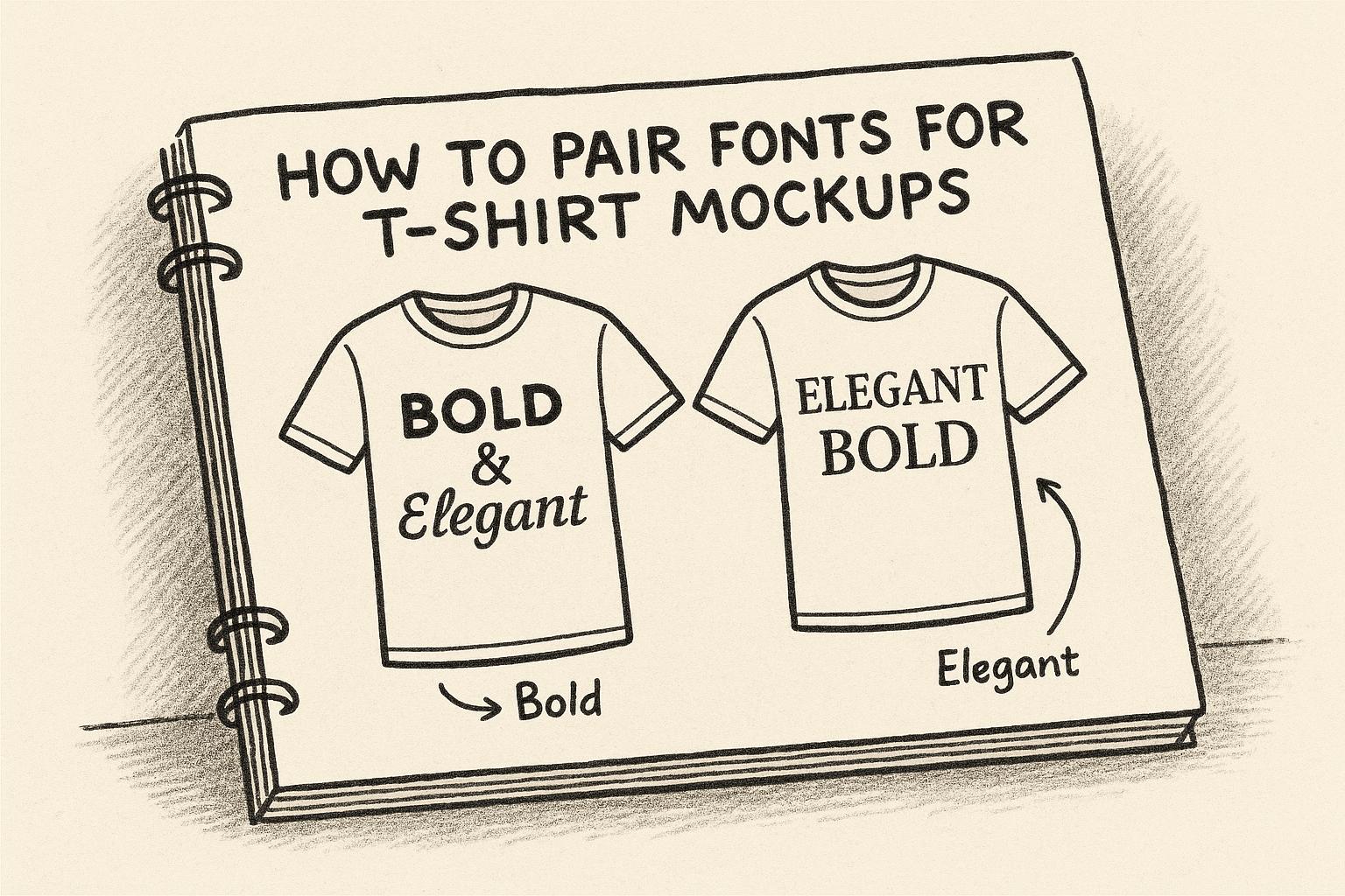 How to Pair Fonts for T-Shirt Mockups