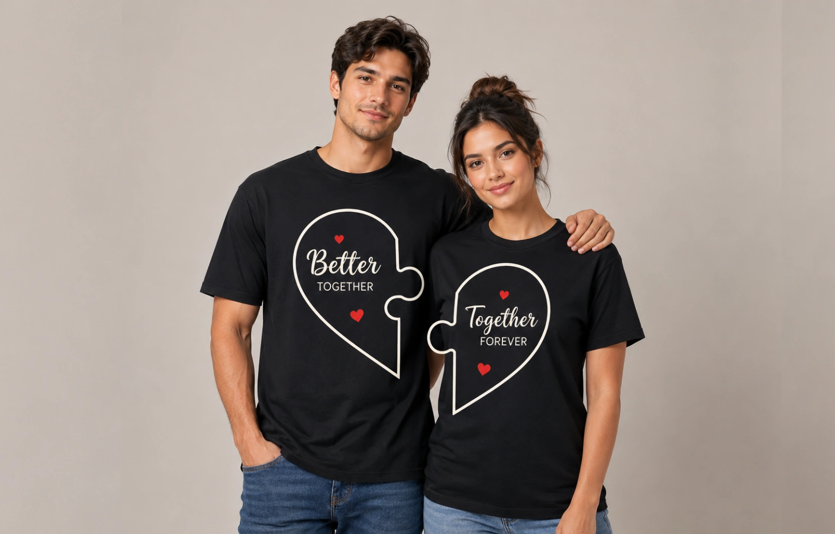 Couple T-Shirt Design Ideas