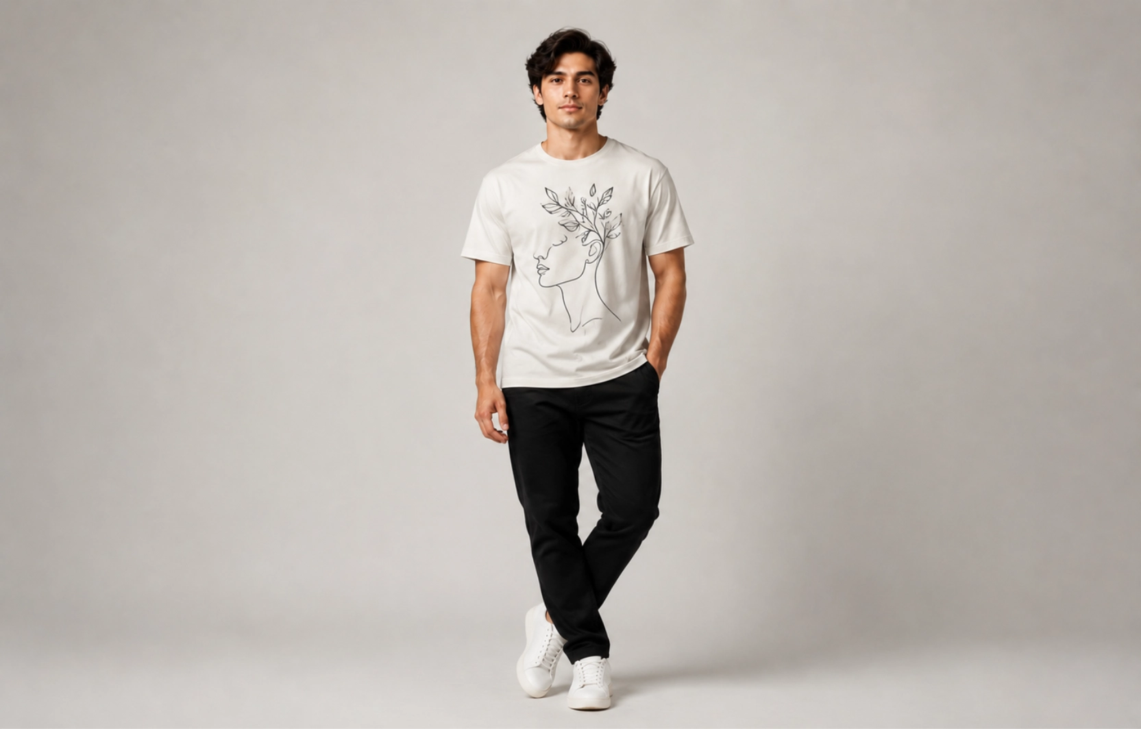 Line Art T-Shirt Design Ideas