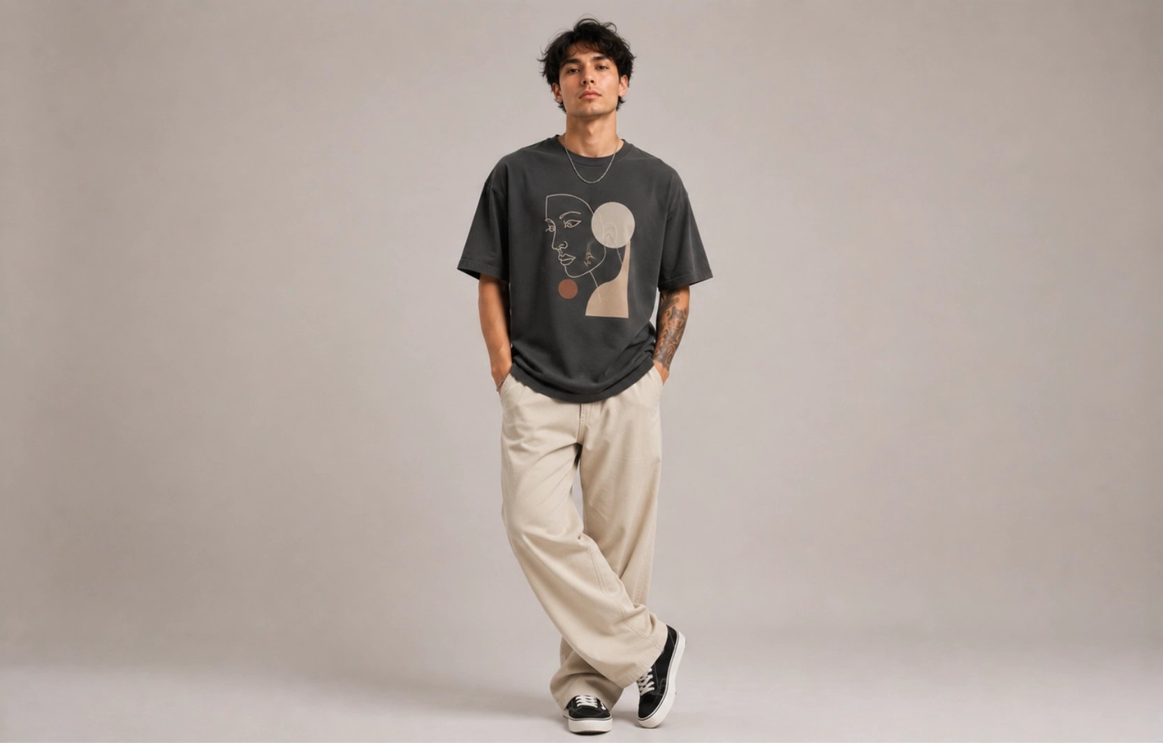 Abstract Minimalist T-Shirt Design Ideas for Men