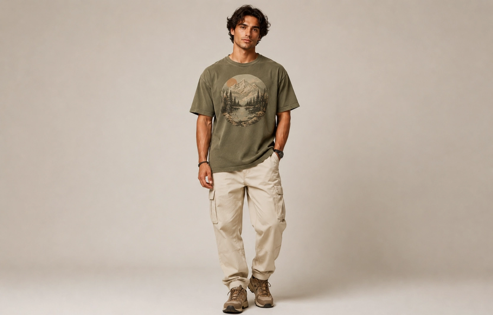 Earth Tone T-Shirt Design Ideas for Men