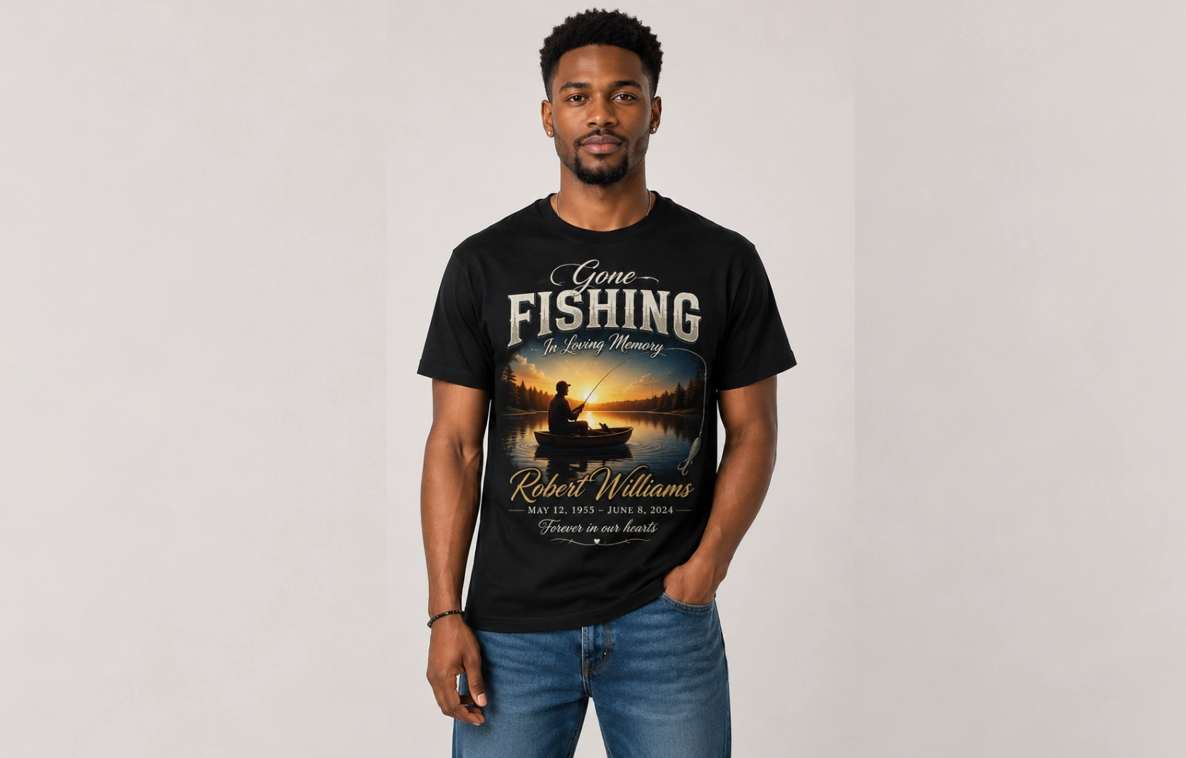 Gone Fishing Tribute Design