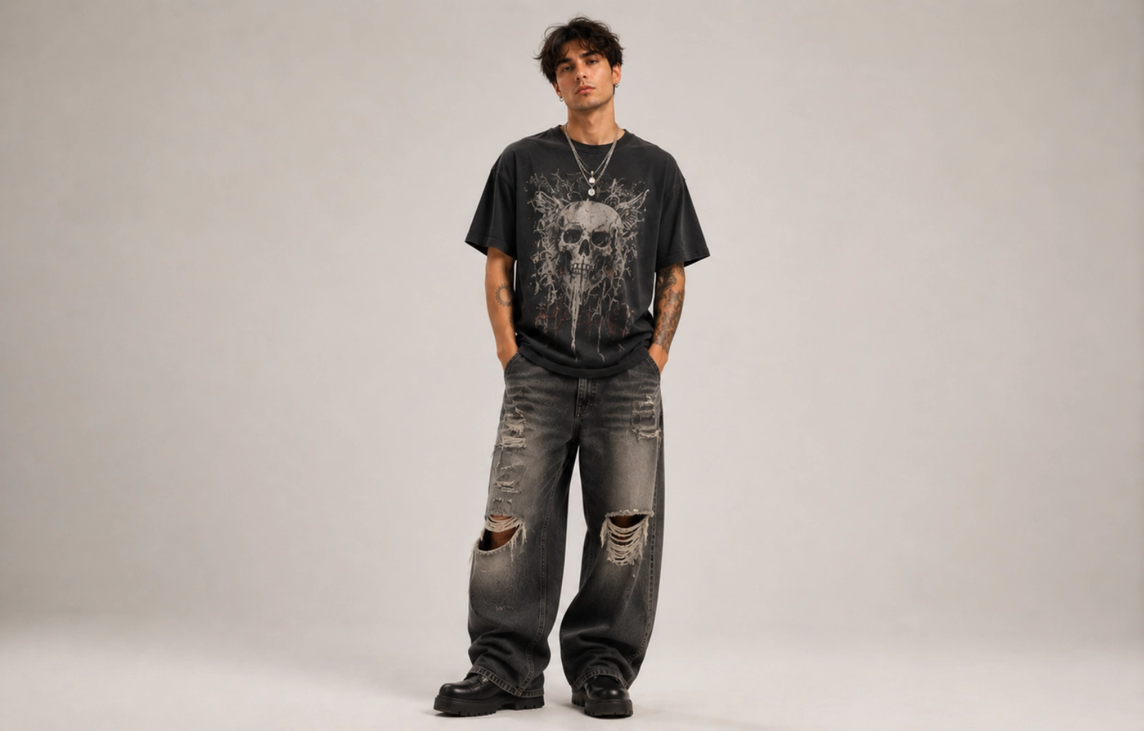 Grunge T-Shirt Design Ideas for Men