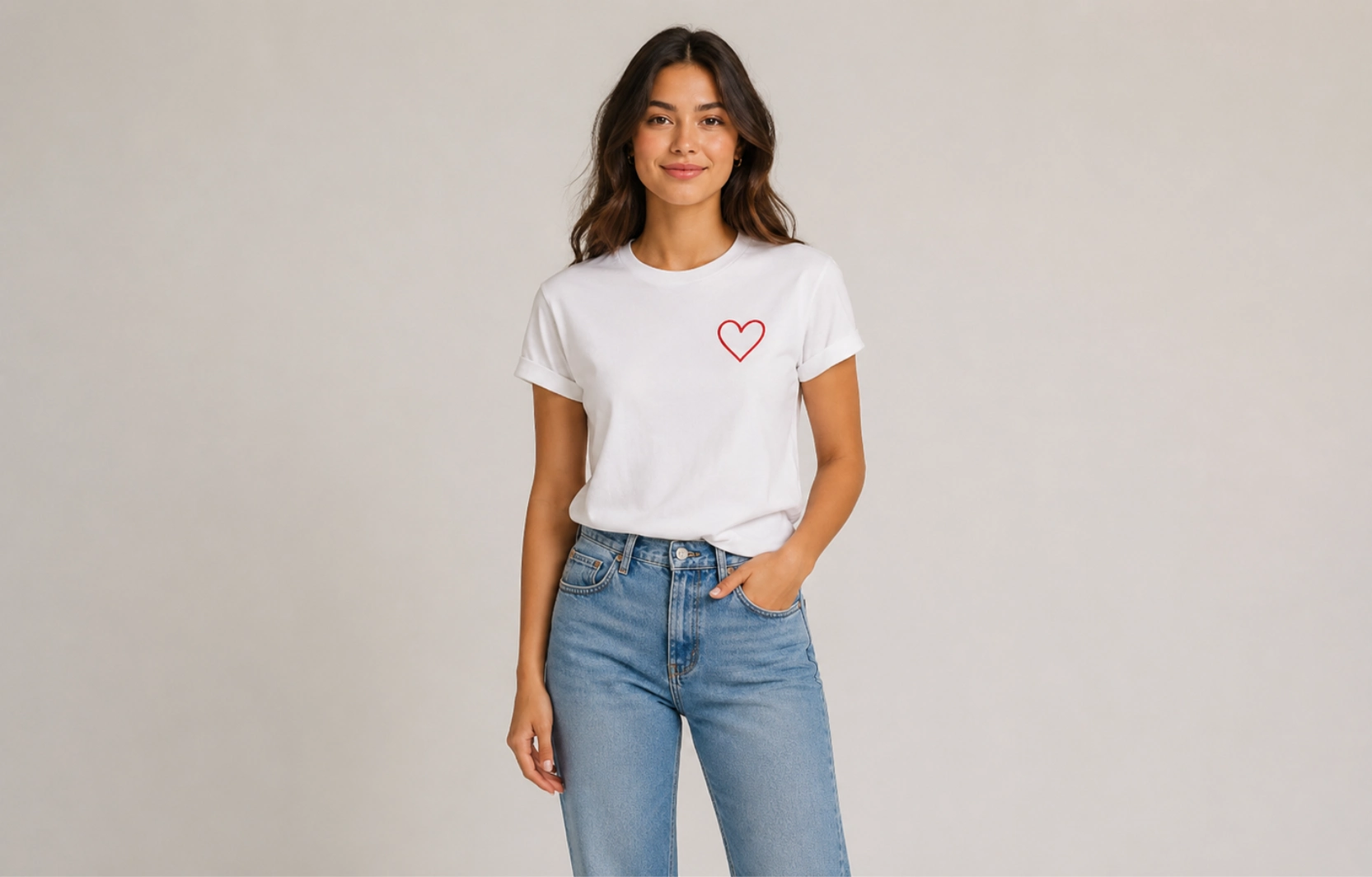 Heart and Love-Themed T-Shirt Designs for Women