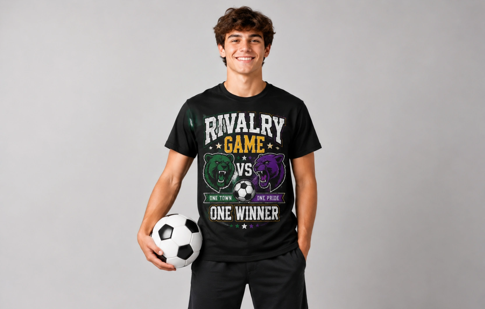 High School Rivalry T-Shirt Design Ideas