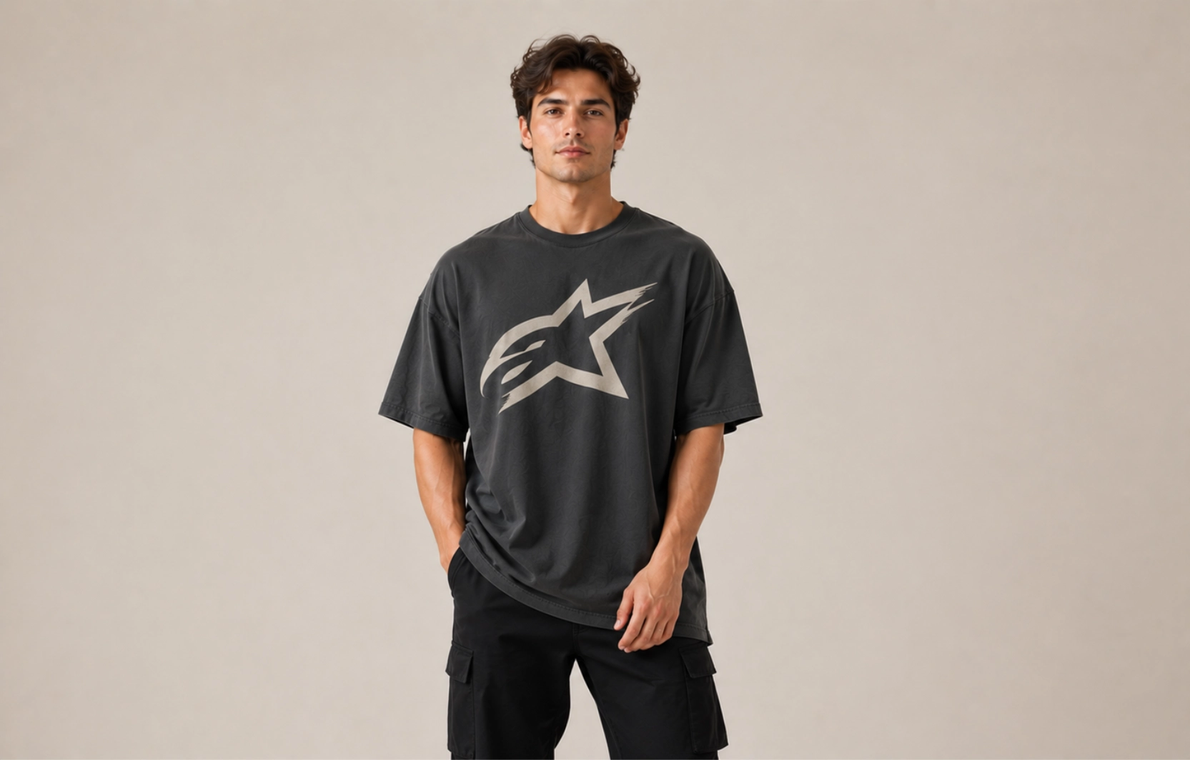 Logo-Heavy Streetwear T-Shirt Ideas for Men