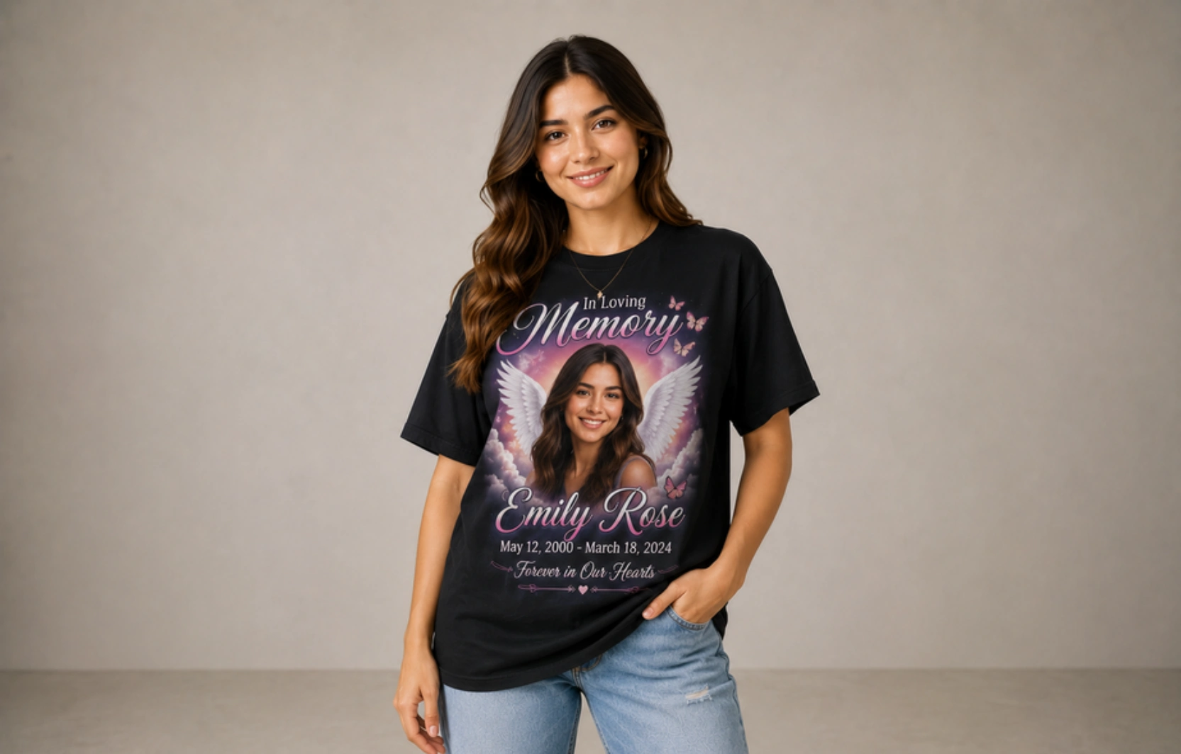 Memorial Portrait Tribute Design