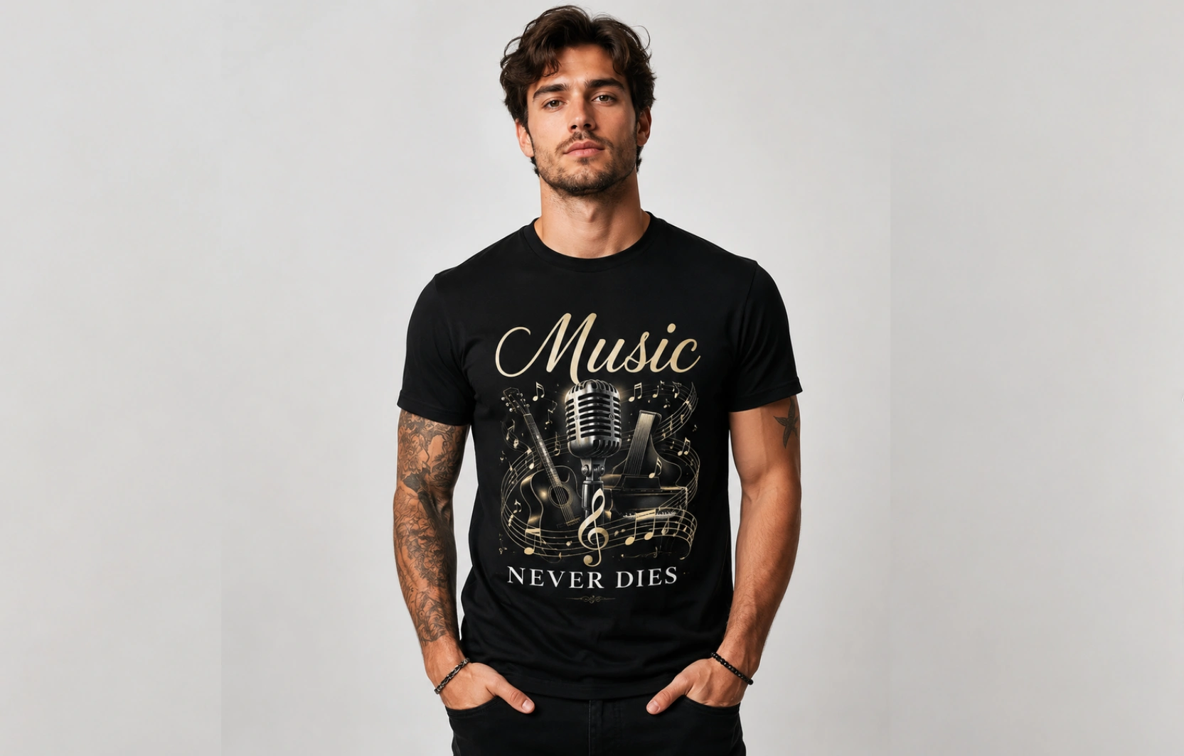 Music Never Dies Design