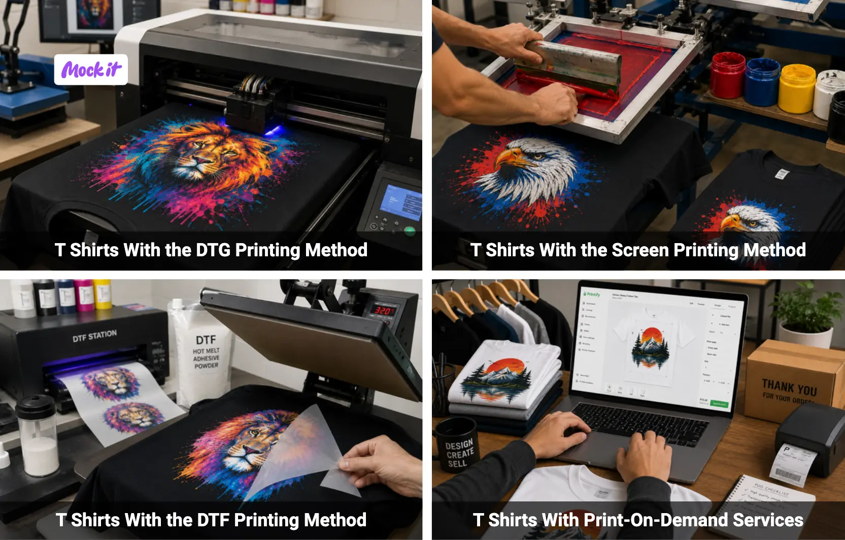 professional methods for putting images on t shirts