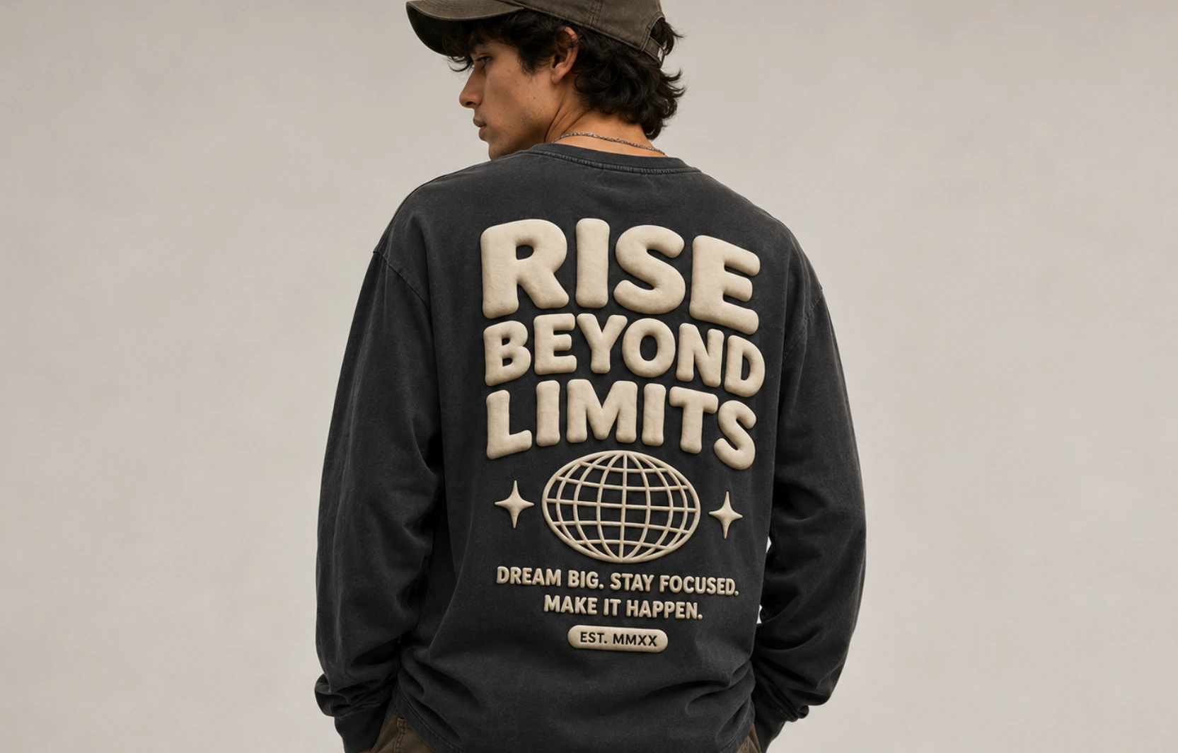 Puff Print Graphics Long-Sleeve T-Shirt Designs