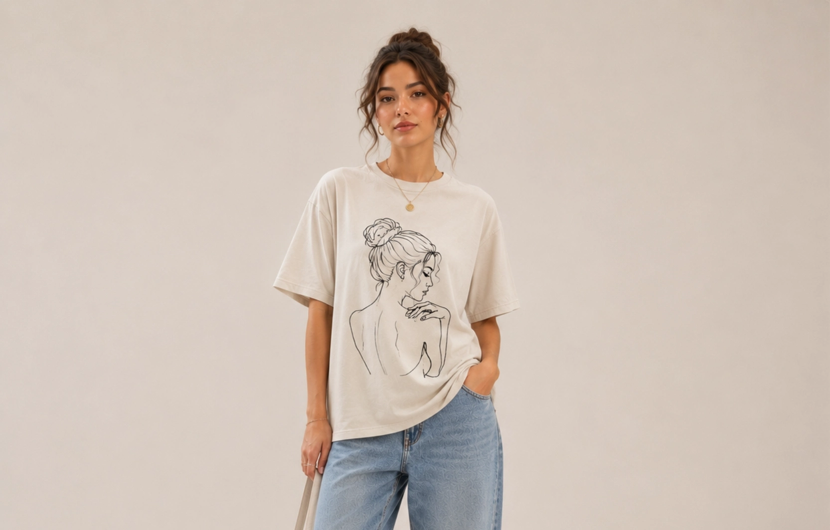 Relaxed-Fit T-Shirt Mockups for Lifestyle Brands
