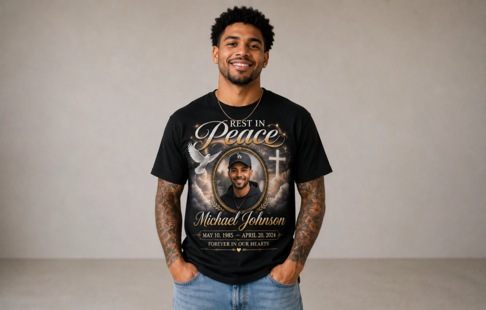 Rest in Peace Tribute Design