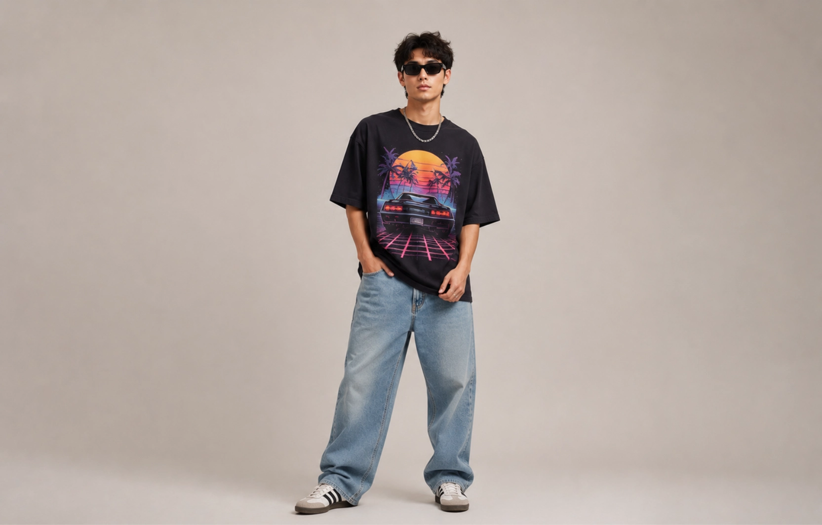 Retro 80s and 90s T-Shirt Design Ideas for Men