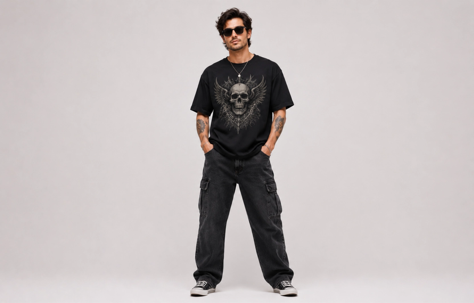 Skull and Dark Art T-Shirt Design Ideas for Men