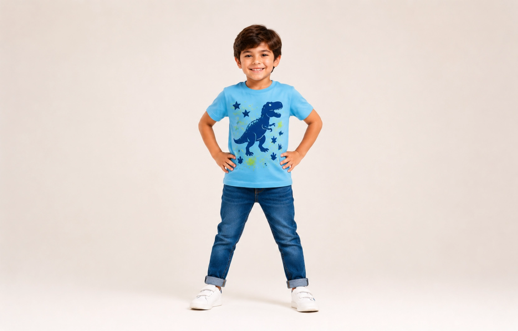Stencil Art T-Shirt Design Ideas for Kids