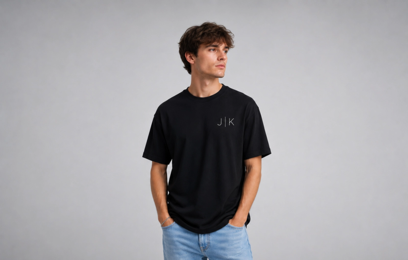 Thin Sans-Serif Initial Design