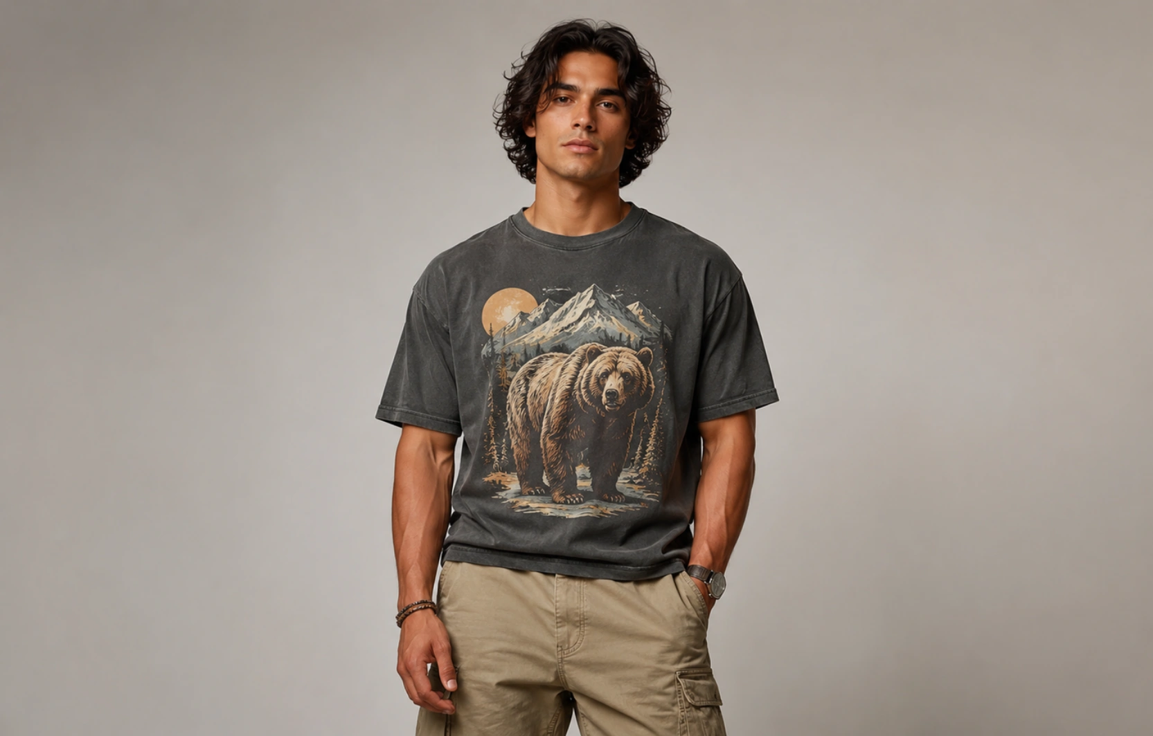Wildlife Graphic T-Shirt Design Ideas for Men