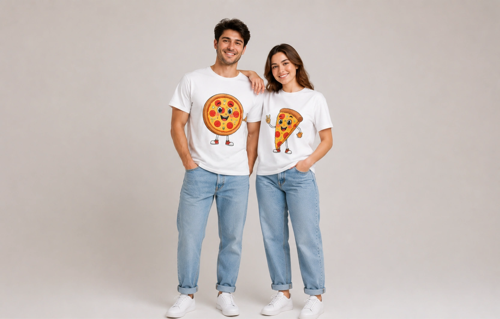 Food-Inspired Couple Shirts