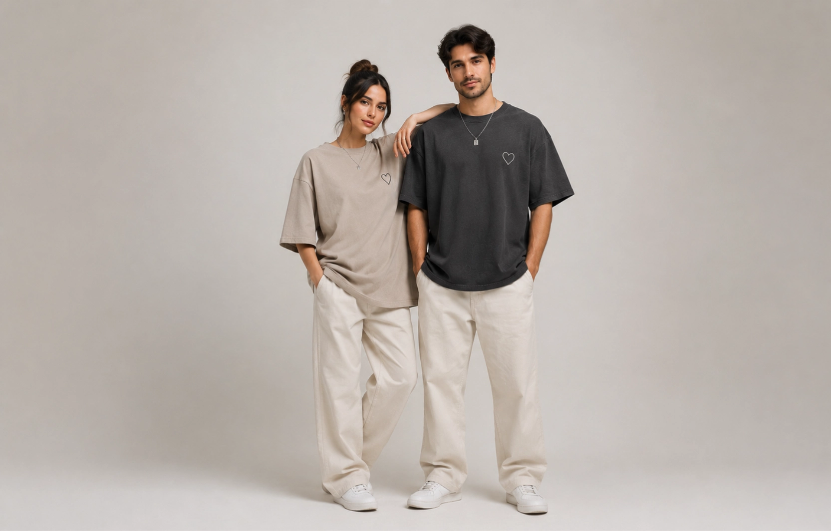 Minimalist Couple T-Shirt Ideas
