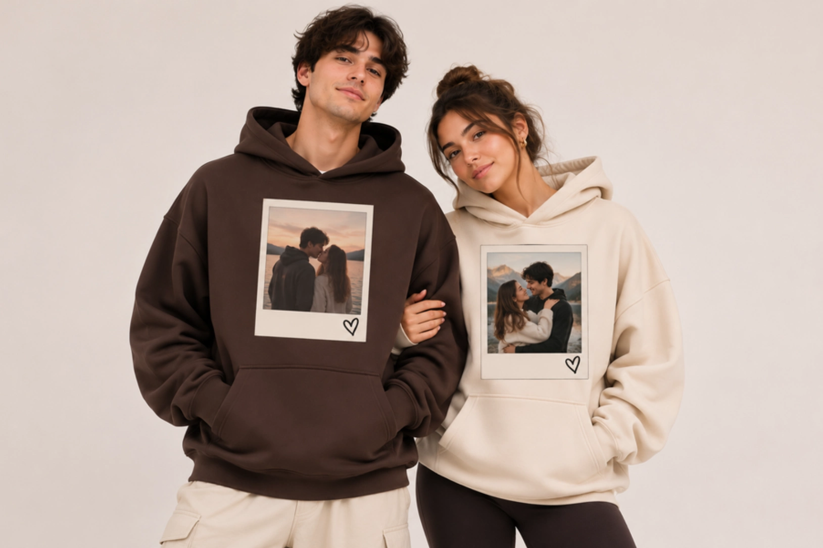 Polaroid Photo Hoodie Set
