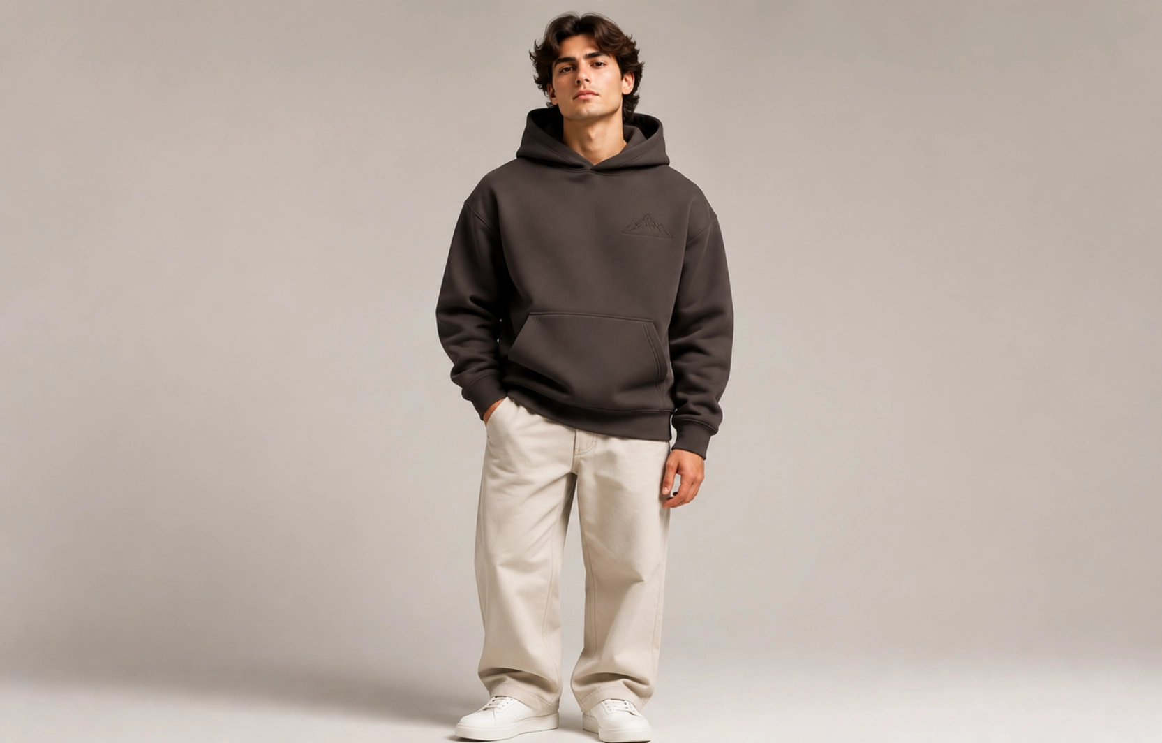 Tonal Embroidery Hoodie Design Ideas
