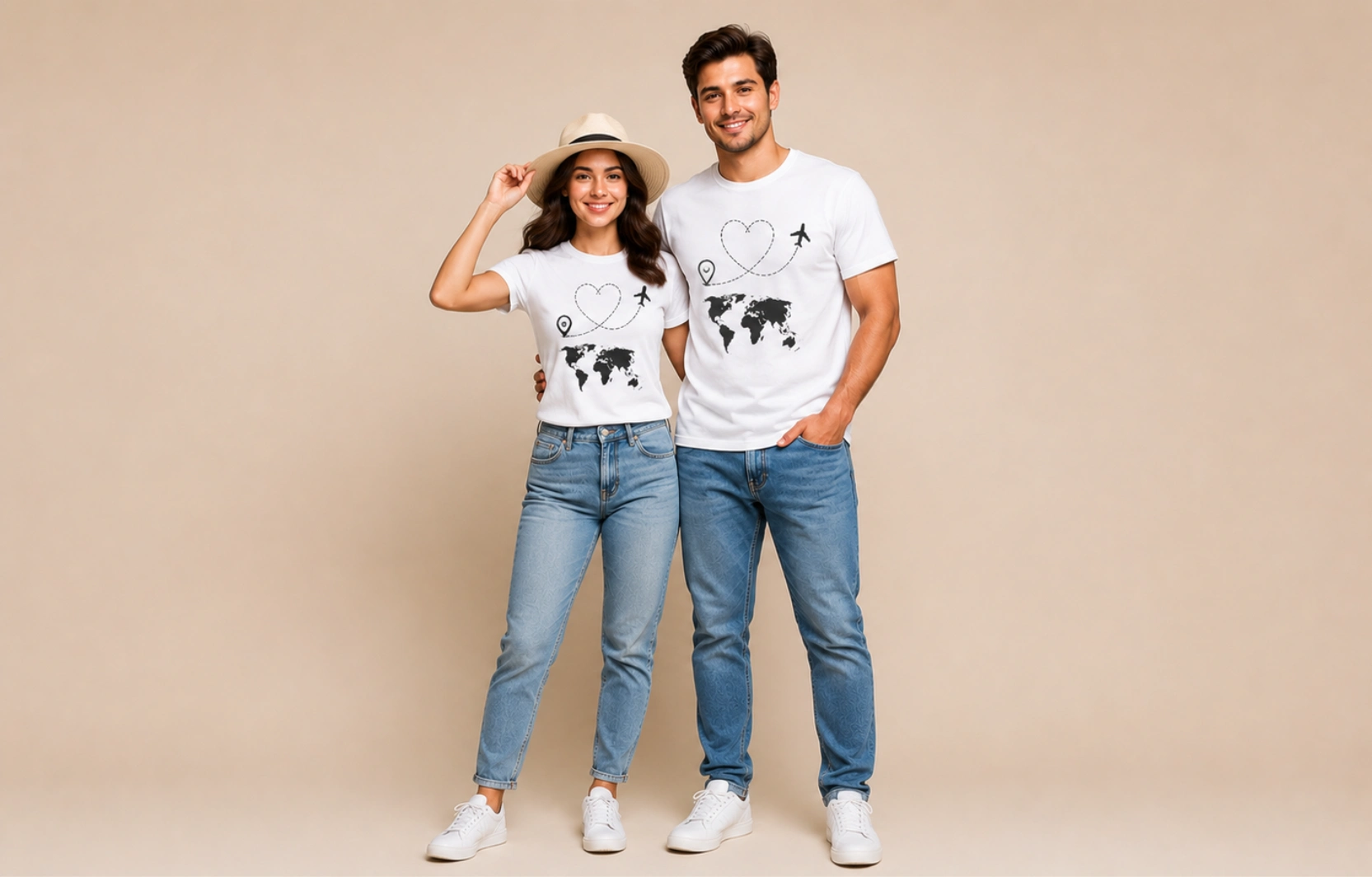 Travel Couple T-Shirts