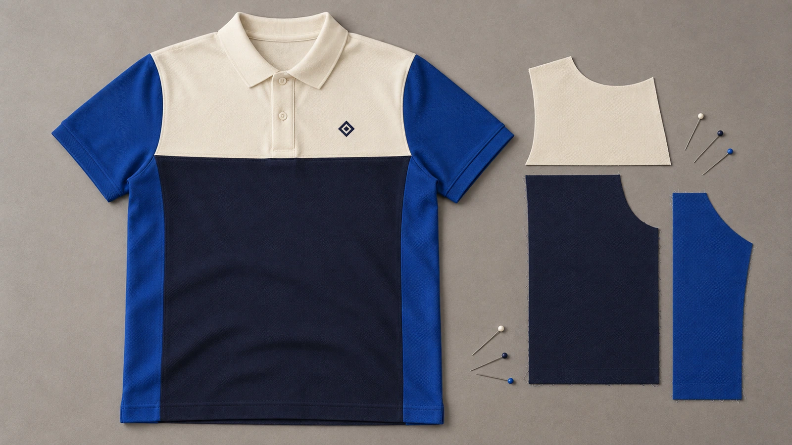 color-block-polo