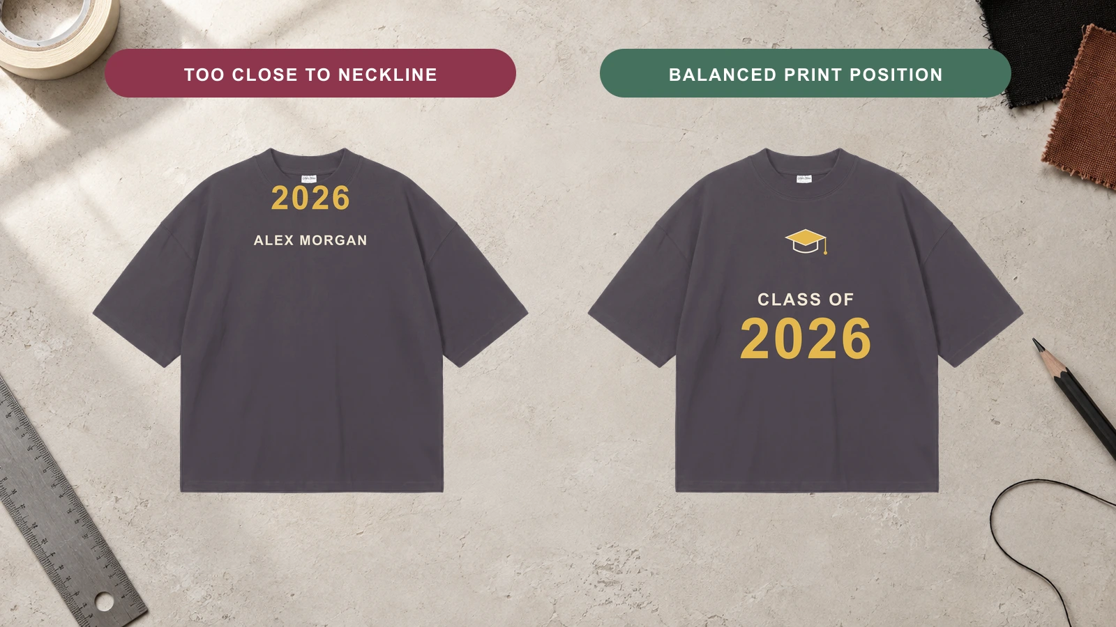 graduation-tshirt-placement-wrong-vs-right